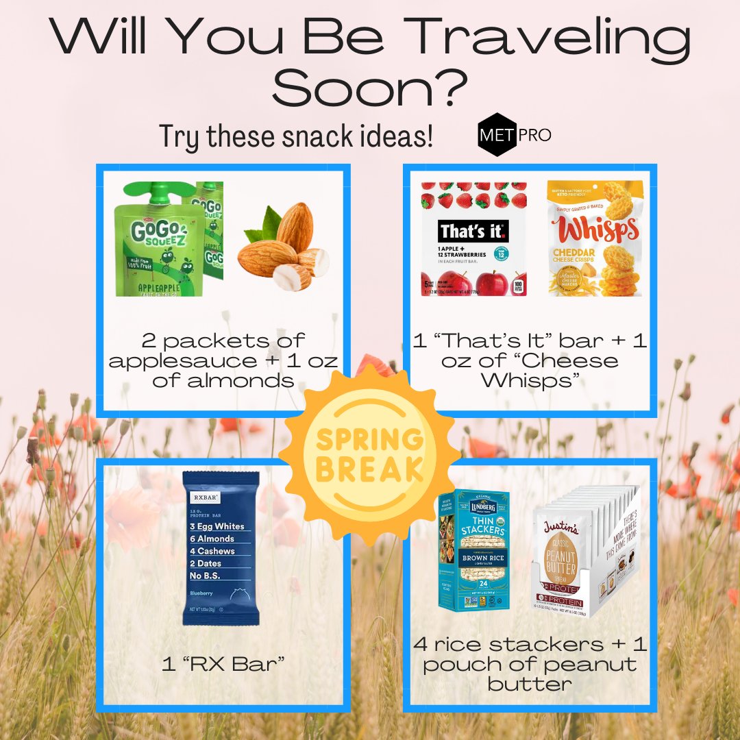 Have food, will travel!   Here are a few snack ideas to keep you energized without weighing you down!  While fresh foods are optimal, prepackaged snacks with clean ingredients are a good option when you are traveling.  Talk to your coach if you  need more ideas!  Safe travels!