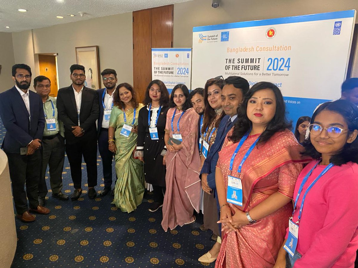 Congrats to @BDMOFA, #Bangladesh Internet Governance Forum & @BNNRC, convening #youth, #women, #educators + more on #GlobalDigitalCompact & #Summitofthefuture Such multistakeholder participation leads to great ideas on #digitaltransformation #onlinerights #inclusion & #access4all