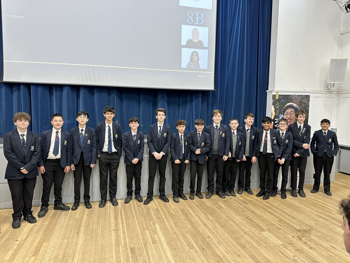In our celebration assembly we awarded our subject commendations to 15 students! These boys have shown exceptional progress in each subject nominated by their teachers! Well done boys! #team8 #CELEBR8 #verulamforlife