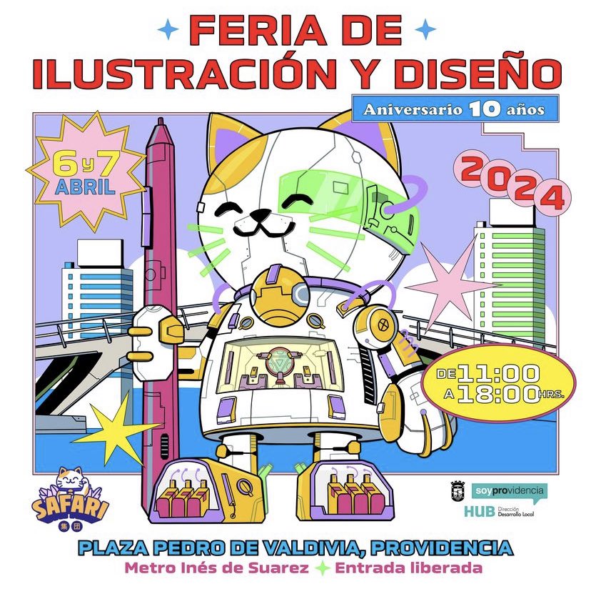 EVENTO 🔴 ¡Este 6 y 7 de abril volvemos a los eventos en la feria de aniversario de Safari! Los esperamos en la Plaza Pedro de Valdivia desde las 11 horas junto a <a href="/ekacolorinche/">ékara</a>, ofertas, novedades y firmas. 

En el evento podrás encontrar:
✨ Stands de ilustradores e