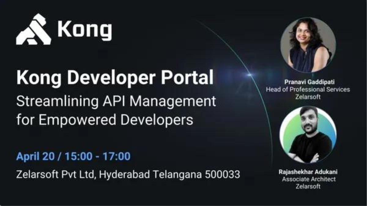Ready to elevate your API game? Dive into the future of API management with Kong Inc. on April 20th. Discover cutting-edge tools, connect with experts, and empower your API game. Don't miss out—sign up now.

RSVP: meetup.com/kong-hyderabad…