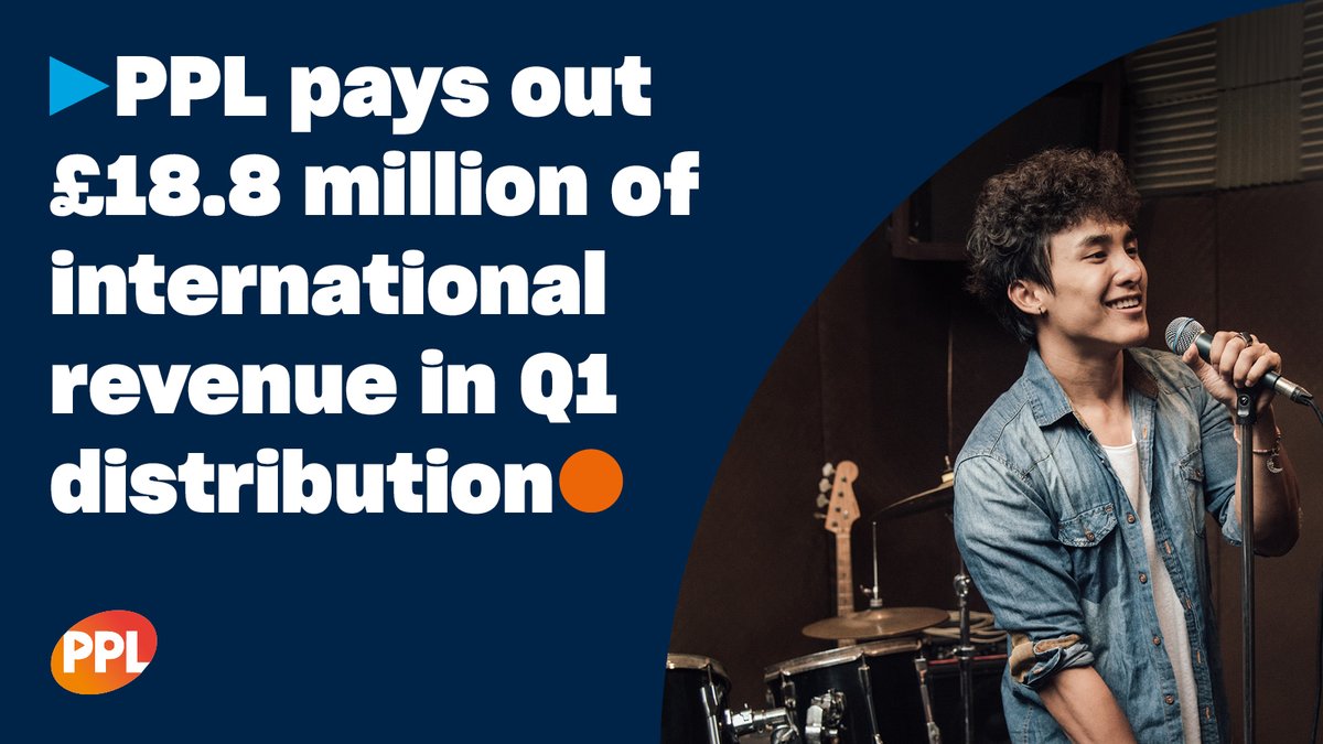 Today PPL is paying £18.8 million to over 22,000 performers and recording rights holders in our Q1 international distribution. Read more here 👇 #PPLPayday  ppluk.com/ppl-pays-out-1…