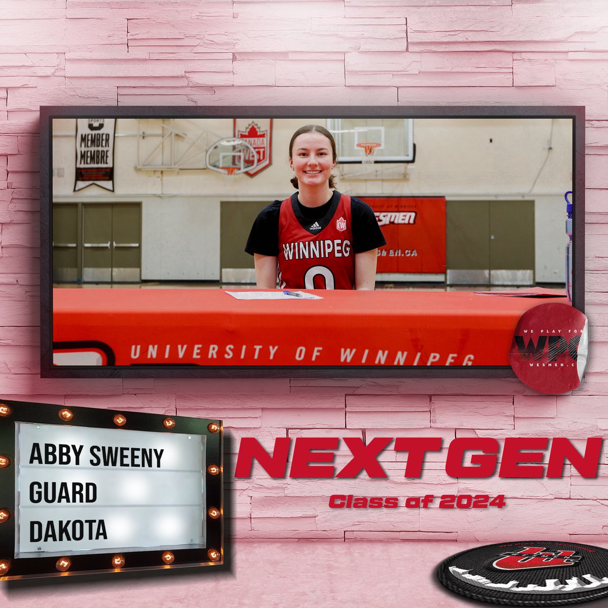 We are excited to announce the commitment of @dciLRSD guard Abby Sweeny to the 2024 <a href="/Wesmen_WBB/">Wesmen Women’s Basketball</a> recruiting class.

Abby was the <a href="/_MASRC/">Manitoba Aboriginal Sports & Recreation Council</a> Indigenous Athlete of the Year in 2023 and the No. 4-ranked player in the province this season. 

wesmen.ca/news/2024/3/27…

#WePlayForWinnipeg