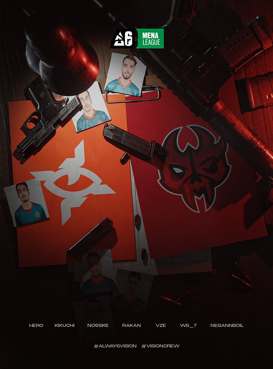 جــاهــزيــن لــلإثــارة! 💥
اليوم، نبدأ مشوارنا في منافسات الدوري العربي لـلعبة #R6S ضد @DabbeEsport.

⏰ 9:00pm KSA
📺 twitch.tv/Rainbow6AR

كل التوفيق لابطالنا 🧡
#AlwaysDoing | #VisionCrew