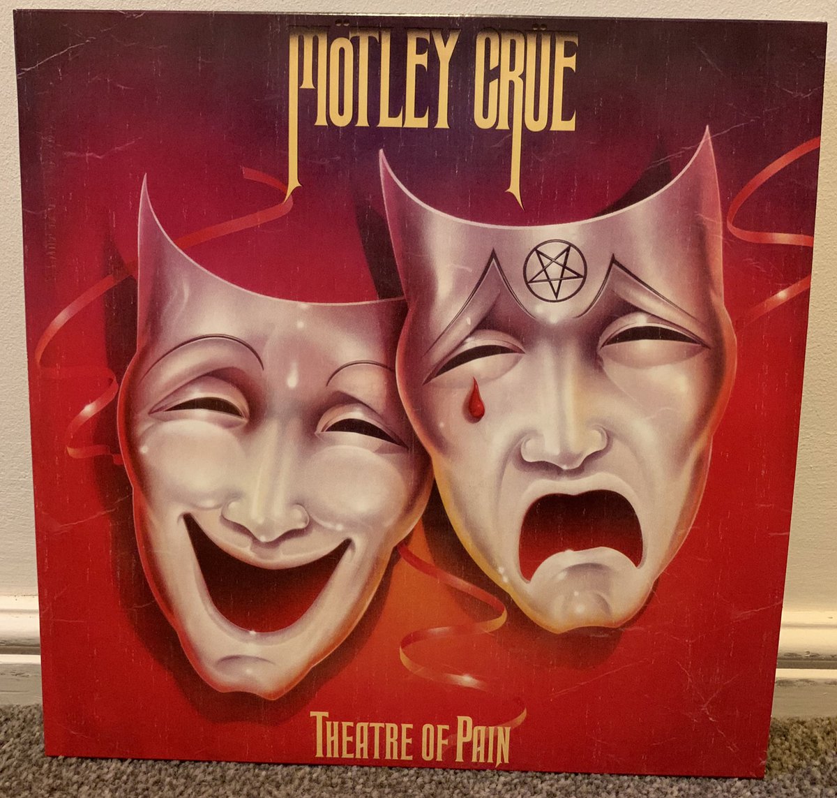 JimothyEllis's tweet photo. #RandomVinyl
Motley Crue - Theatre Of Pain
This albums grew on me a lot since my last listen!
“Home Sweet Home” is still a banger.
Love the artwork👌
Shame theyre shite now
#MotleyCrue #vinyl #Glamtastic #Glam #GlamMetal https://t.co/wNMQuFlnce