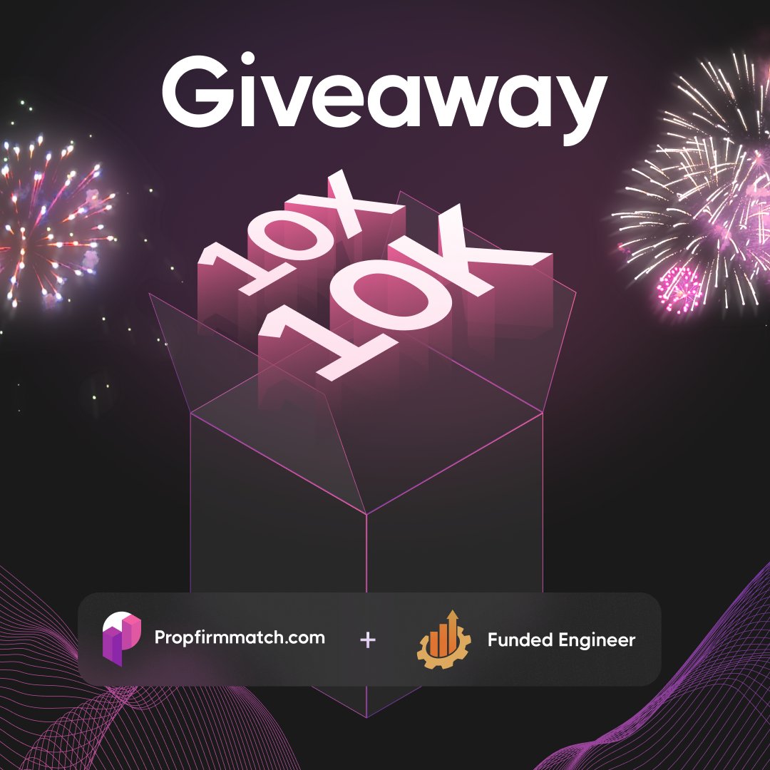 10x10K Challenge Account Giveaway from @fundedengineer 🎉

To participate:

🤝 Follow <a href="/PropFirmMatch/">Prop Firm Match</a>, @fundedengineer and @Curo_Labs
👫 Tag 3 Traders
🔁 Repost this and the pinned post

Winners will be picked in 3 days ⏳