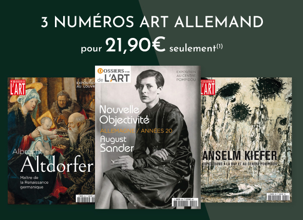 SPÉCIAL ART ALLEMAND 📙📕📘 3 numéros pour 21,90€ seulement ! Albrecht Altdorfer, Hans Baldung Grien, Nouvelle Objectivité, Anselm Kiefer, Emil Nolde… Composez votre trio idéal 👉 bit.ly/offre-art-alle… 💬 Code promo : ALL24 ⏰ Offre valable jusqu’au 31 mai 2024