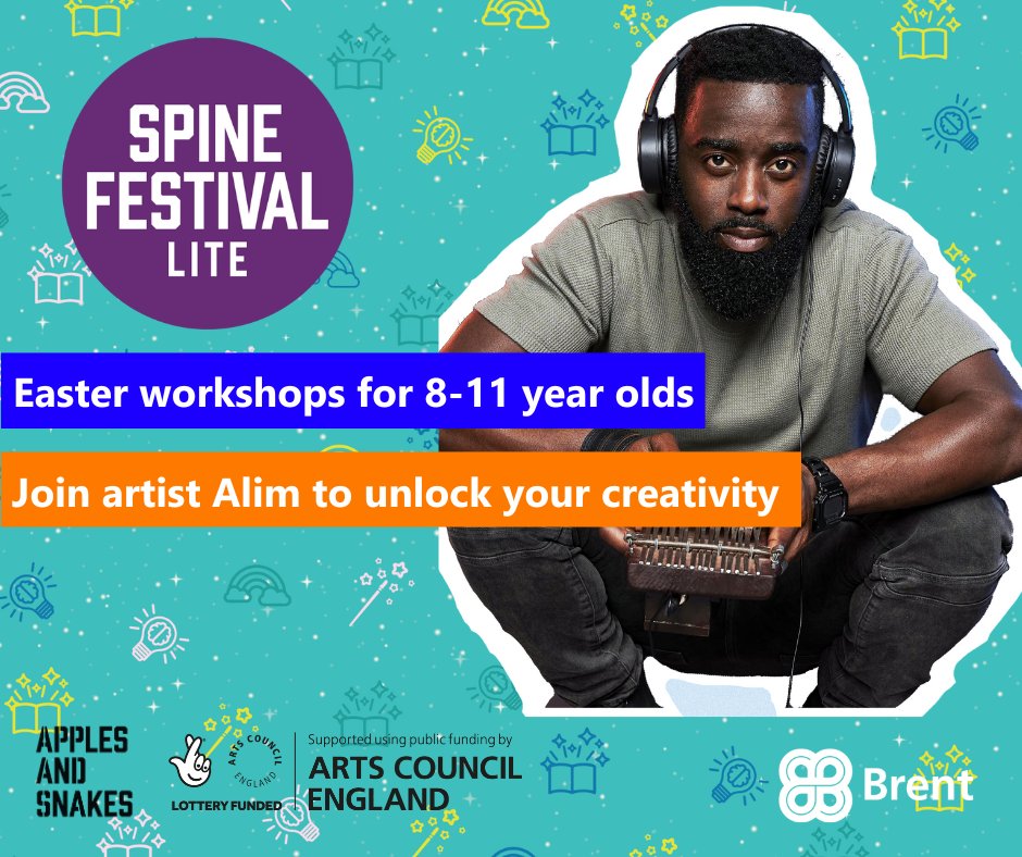🎤 Aged 8-11? This Easter join artist Alim to unlock your creativity and let your words take centre stage. 🏠Where: Kingsbury Library 🗓When: Wednesdays 3 and 10 April 11:30am - 1:30pm and Saturday 13 April (performance day) 11:30am - 1:30pm Free! ➡️tinyurl.com/ms649raa