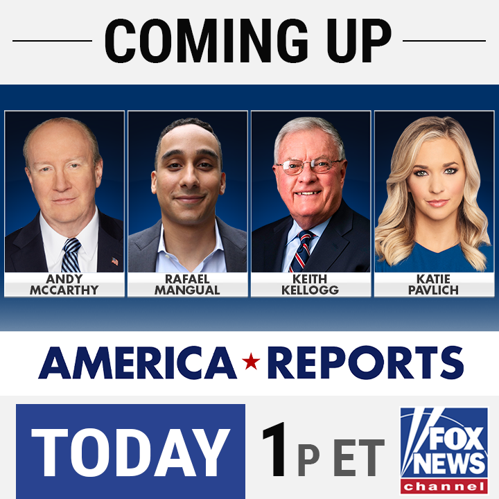WEDNESDAY: Fmr Asst US Attorney @AndrewCMcCarthy 'Criminal (In)Justice' Author @Rafa_Mangual Fmr NSA to VP Pence @generalkellogg Towhall.com Editor @KatiePavlich Plus more Join @BretBaier and @GillianHTurner LIVE at 1pm ET