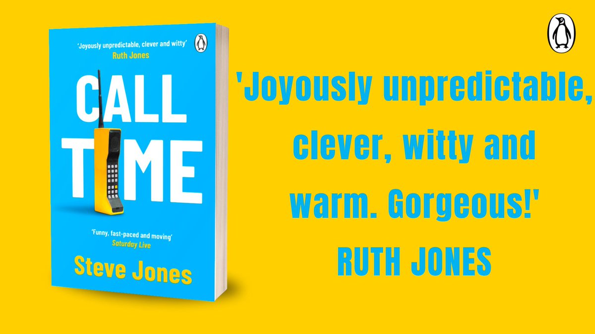 One call can change your past. And f***-up everyone’s future . . . ‘Joyously unpredictable, clever, witty and warm. Gorgeous!’ RUTH JONES Back To The Future meets Call My Agent, #CallTime by @SteveJones – preorder the paperback now: amazon.co.uk/Call-Time-orig…