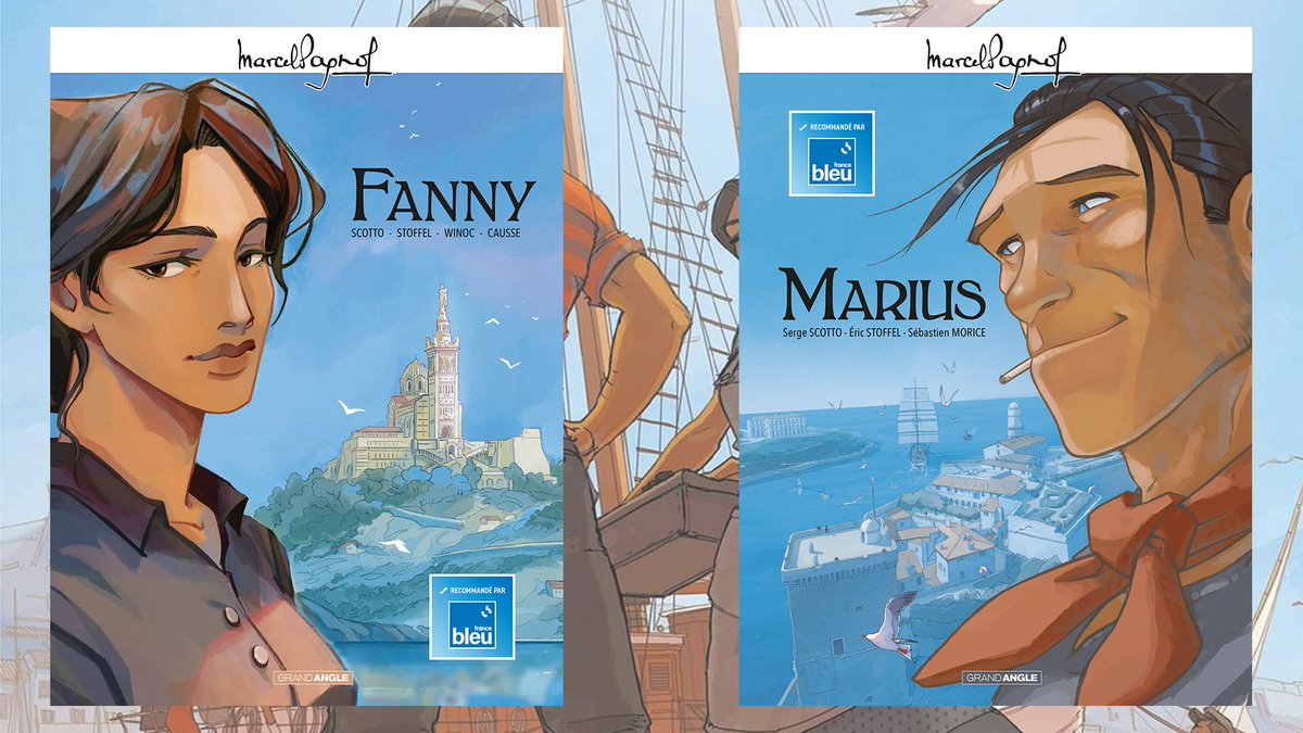 📚 'Marius' et 'Fanny' sortent en bande dessinée aux Editions @grand_angle ce mercredi 27 mars avec France Bleu deux albums en hommage à Marcel Pagnol, disparu il y a 50 ans ⤵️ francebleu.fr/infos/culture-…