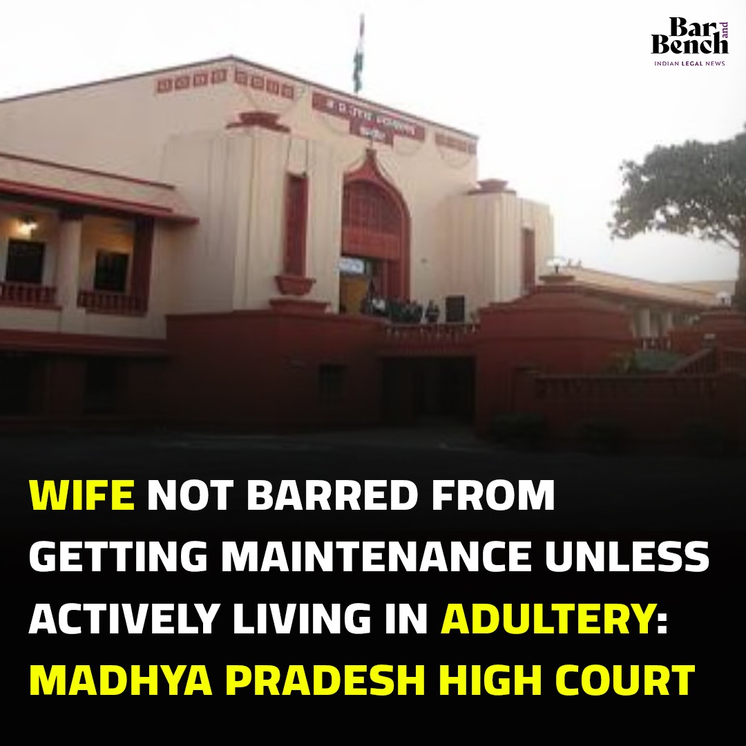 As per Indian Judiciary maintenance can be denied only in case of permanent Adultery and a woman can still claim maintenance if she is in other types of adultery like 1. One time Adultery 2. Two times Adultery 3. Once in a Week Adultery 4. Once in a Month Adultery 5. Once in a
