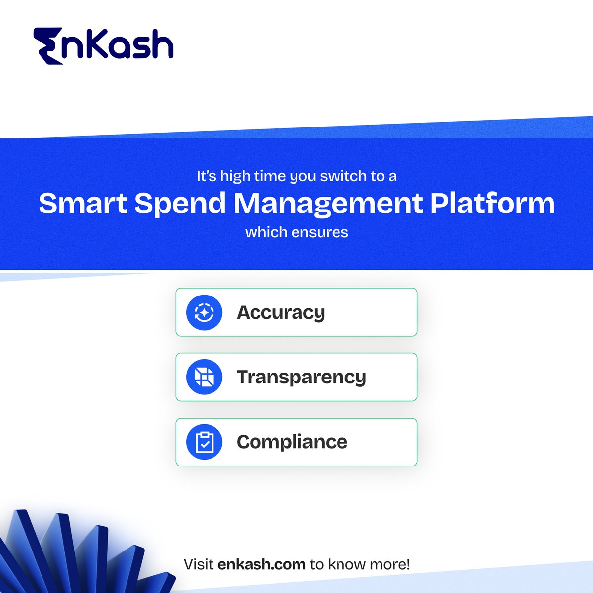 It's time to ditch the old ways and embrace the future of spend management.⏰ With EnKash, cut down manual reimbursement time and boost productivity.⚡ #SmartFinance #finance #business #financetips