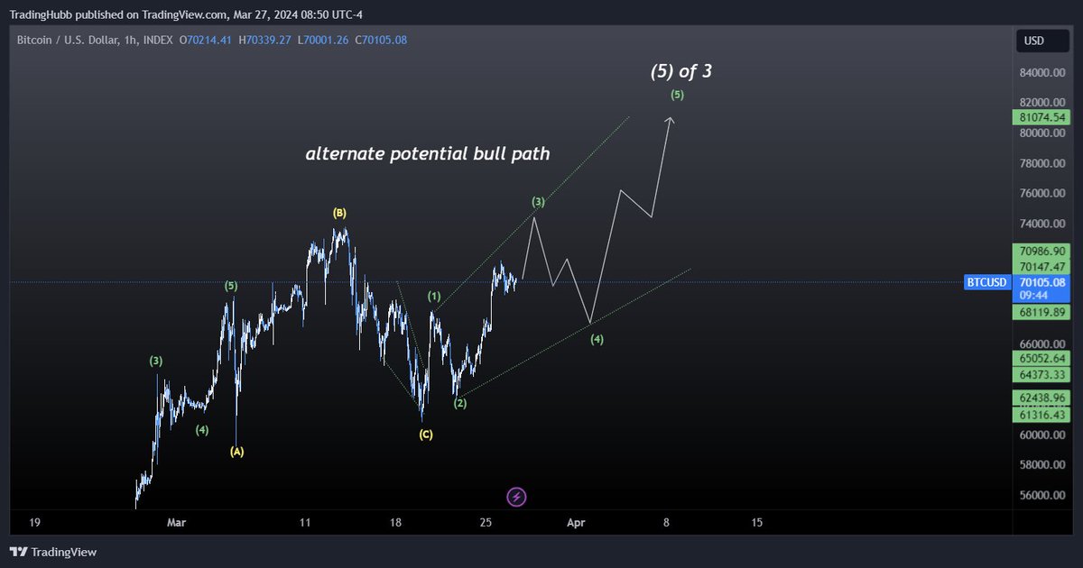 $BTC - If I were to guess, this correction probably isn't complete. 

Here's my best guesses currently.