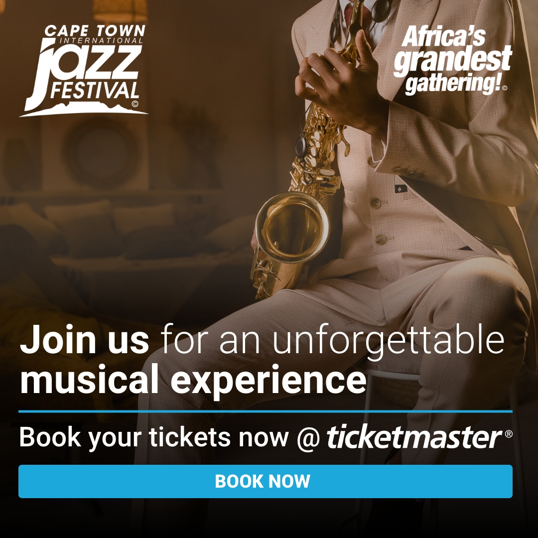 Don't miss the ultimate jazz celebration at the Cape Town International Jazz Festival! Join us on May 3rd-4th 2024, for world-class performances! Tickets are selling fast,Book yours at Ticketmaster bit.ly/3TdhNnW #CTIJF2024 #JazzRevival #JazzConnect