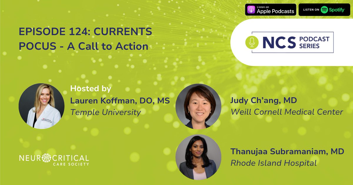 Lauren Koffman DO, MS (@laurenkoffman) on Twitter photo 🚨 New <a href="/neurocritical/">Neurocritical Care Society</a> podcast 🚨
We discussed how #pocus can be integrated into our training and practice in neurocritical care.
shorturl.at/nprzD 🚨 New <a href="/neurocritical/">Neurocritical Care Society</a> podcast 🚨
We discussed how #pocus can be integrated into our training and practice in neurocritical care.
shorturl.at/nprzD