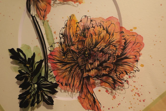 切り絵のお花たち。 #画像を4枚晒したらrtがきてフォロワーがぶわーって増えると聞いて 