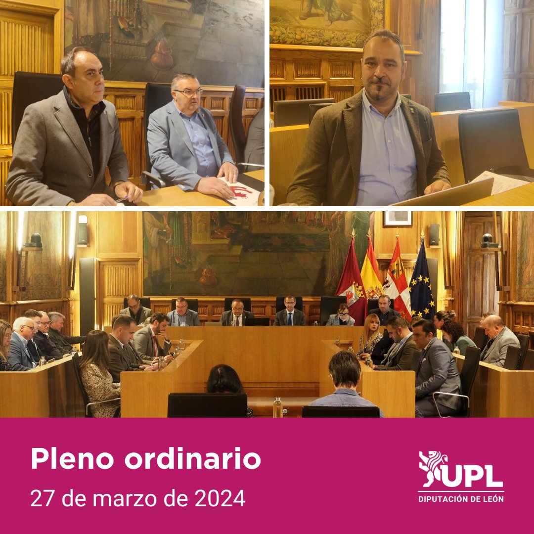 🔴 Pleno ordinario | #DiputaciónDeLeón

✋➡️ Por primera vez se aprueba un Plan de Cooperación Municipal bienal, reduciendo así la burocracia, y con un presupuesto que roza los 💰 60 M€.

#Municipalismo #LeónEsp