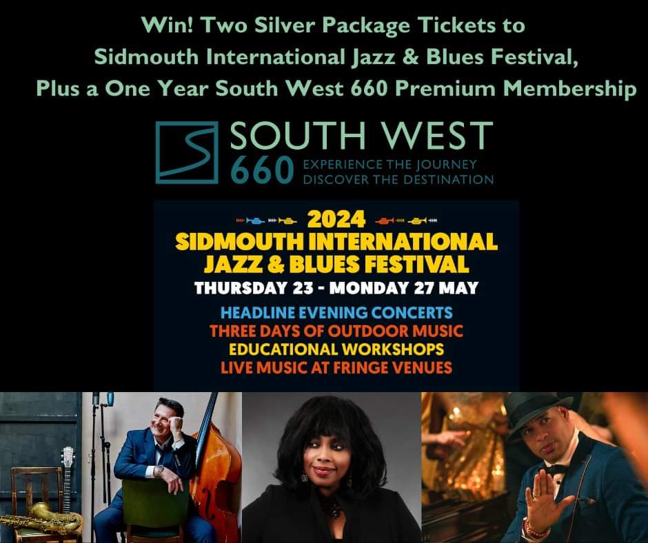 🏆 Win! 🛣️ A one year #SouthWest660 Premium Membership 🎟️ Two Silver Package tickets for the @JazzSidmouth Festival (worth £470) It's easy to enter, on our competition page here: southwest660.com/sidmouth-jazz-… Closing date is 14th April 11:59pm. #sidmouth #sidmouthjazz #visitsidmouth