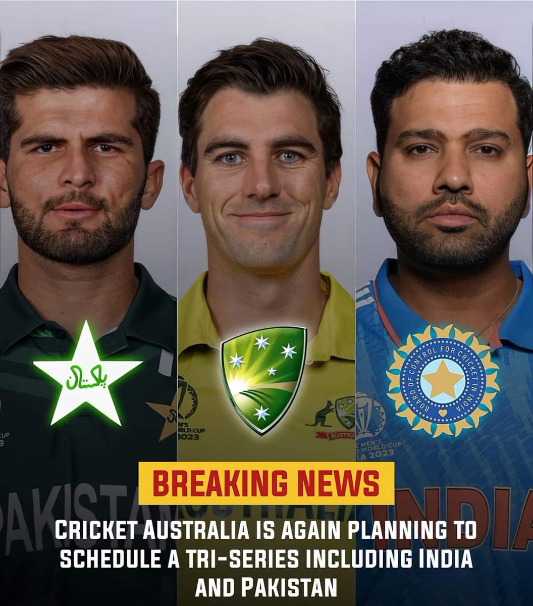 Yeah bring back the tri series, loved the format as well, odi’s were at their peak during the tri series system🥰❤️
#PAKvsAUS #INDvAUS