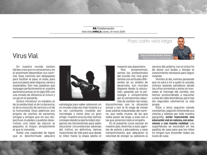 4️⃣0️⃣ Pᴜʙʟɪᴄᴀᴄɪᴏ́ɴ ᴇɴ ᴇʟ ᴘᴇʀɪᴏ́ᴅɪᴄᴏ  📰
✍️·.ᴀʀᴛÍᴄᴜʟᴏ ᴅᴇᴅɪᴄᴀᴅᴏ 
ᴀ ᴄɪᴇɴᴛᴏꜱ ᴅᴇ ᴘʀᴏꜰᴇꜱɪᴏɴᴀʟᴇꜱ 
"𝔼𝔻𝕌ℂ𝔸ℂ𝕀Óℕ 𝕍𝕀𝕋𝔸𝕃 𝕖𝕤 𝕝𝕒 𝔼𝔻𝕌ℂ𝔸ℂ𝕀Óℕ 𝕍𝕀𝔸𝕃"
Pᴇʀɪᴏ́ᴅɪᴄᴏ﹕ <a href="/SieteDias/">7DIAS</a>