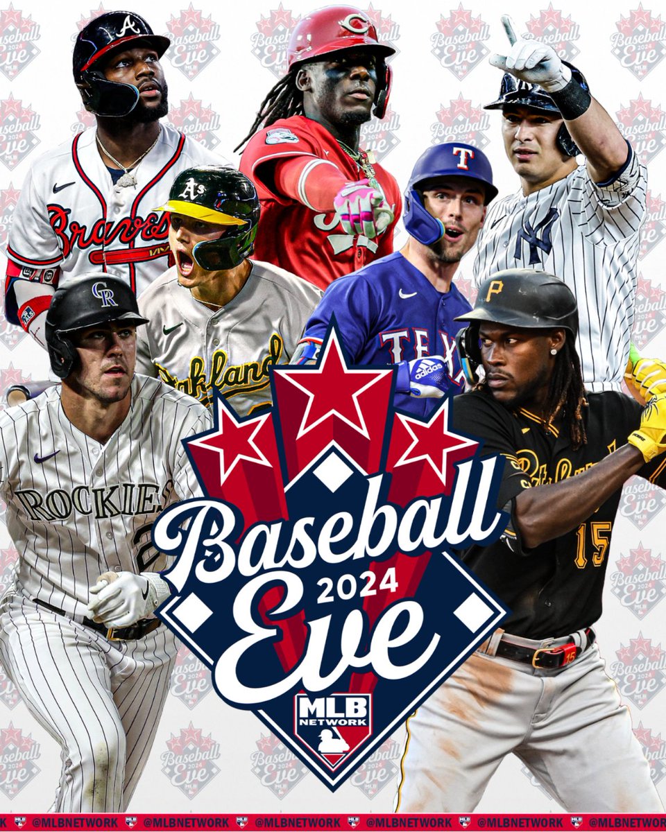 MLBNetwork's tweet photo. #OpeningDay is right around the corner 🎉⚾️ https://t.co/gvWRooybnq
