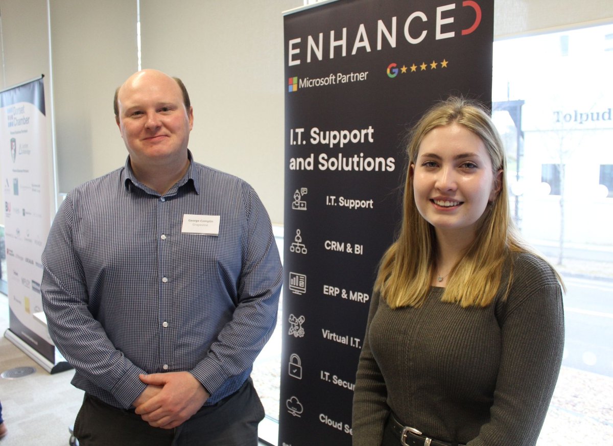 DorsetChamber's tweet photo. A brilliant morning hosting our Cyber Threat Intelligence in collaboration with @bournemouthuni, discussing the practical advice SME's can use to detect a cyber breach, and the potential career prospects that can arise from cyber security.

Event Photos 👉 https://t.co/jIlPXUxXtR https://t.co/4bMnr6afWd