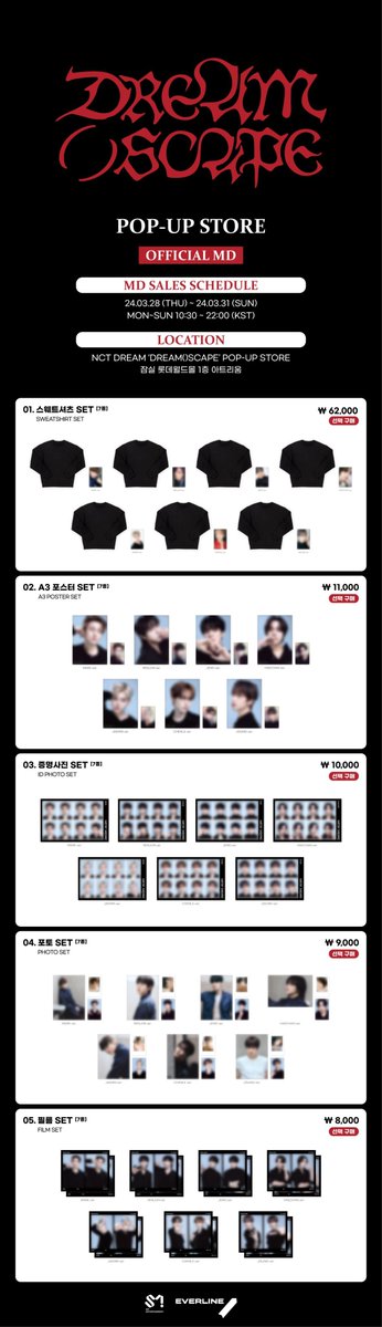 martizshop's tweet photo. [PO] nct dream dream()scape zone md – offline & online sales 💫

✩ get special lucky draw photocard if you buy more than 100,000원
 
offline sales +30k ~ 50k

💰trading card sealed 80k dp 40k
💰trading card unsealed 90k dp 40k

💰griptok 뀨 (pink / green) 160k dp 150k
💰keyring (쩗쭓짧 / 뀨) 115k dp 105k

— choose member
💰a3 poster set 160k dp 130k
💰id photo set 125k dp 115k
💰photo set 115k dp dp 105k
💰film set 100k dp 90k
💰shoulder bag set 850k dp 790k
💰dirty smoothie danji keyring 115k dp 105k
💰image picket set 265k dp 235k
💰sweatshirt set 840k dp 740k
💰tshirt set 610k dp 550k

— offline only
💰mouse pad 135k dp 105k
💰removeable sticker set 80k dp 70k
💰random keyring 115k dp 105k

🛒 https://t.co/9sG2Xj1ecM / dm to order

୨୧ rts or likes are appreciated ୨୧

📍bekasi

✅ ems tax
✅ go wa/line
✅ cicil dp ask on dm

📆 close po
# offline sales tba / until sold out
# online 07/04/24

🚚 est release tba

💳 mandiri, bca, btpn/jenius, seabank, dana, spay, qris

❗️MUST READ❗️
notes :
★ first pay first order
★ full refund jika stock habis
★ tshirt & shoulder bag est 300gr, sweatshirt est 500gr
★ get special price if you buy 5 items or more (proof no wm 🆗)