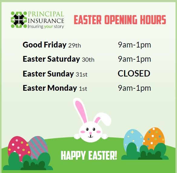 AskPrincipal's tweet photo. 1/2With Easter almost open us, just a quick post to advise you of our opening hours over the Bank Holiday weekend.

Don't forget you can get an online quote for many of the policies we arrange, including #motorbike (except customs and trikes), #motorhome, #campervan, #van.... https://t.co/qY7BDQeqpQ