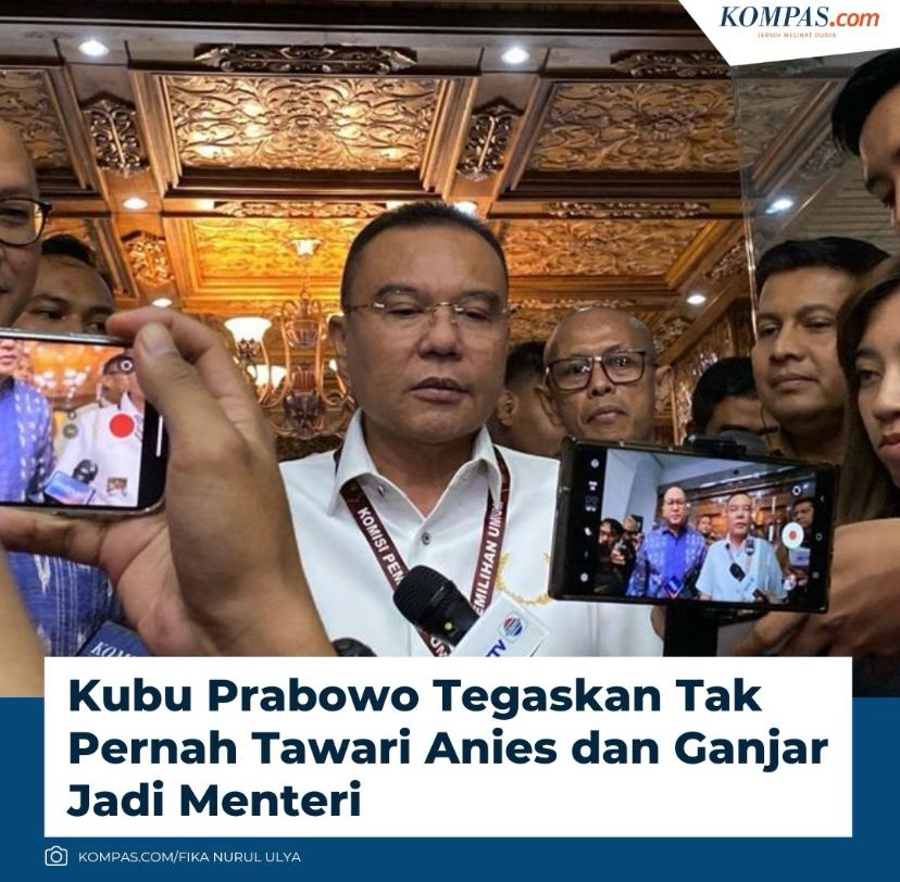 Biar jelas ya ... 
ga ada yang tawarin ke mereka .. ini hanya cerita indah yg mereka buat