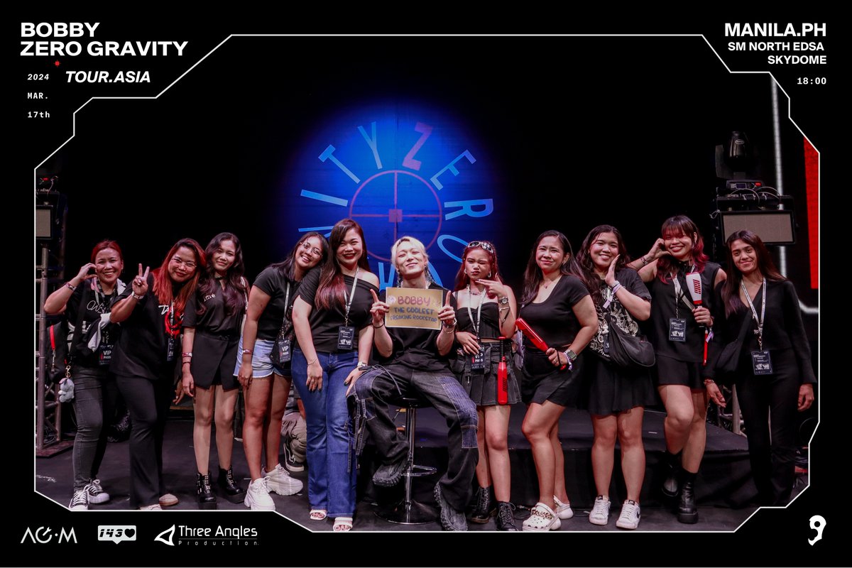 Threeanglespro's tweet photo. All smiles and good vibes with SiRs and iKONICs 🥰 We know Bobby was really happy to meet you all in Manila! We hope these group photos brought you closer together and has become a memory we will all cherish for a long time. 💫

Grab your photo with Bobby here 📸➡️ https://t.co/63FNmboRfI

#BOBBY #바비 #iKON #아이콘
#ZERO_GRAVITY #BOBBYinMNL
#143inc #ArcherMedia
#TAP #ThreeAnglesProduction