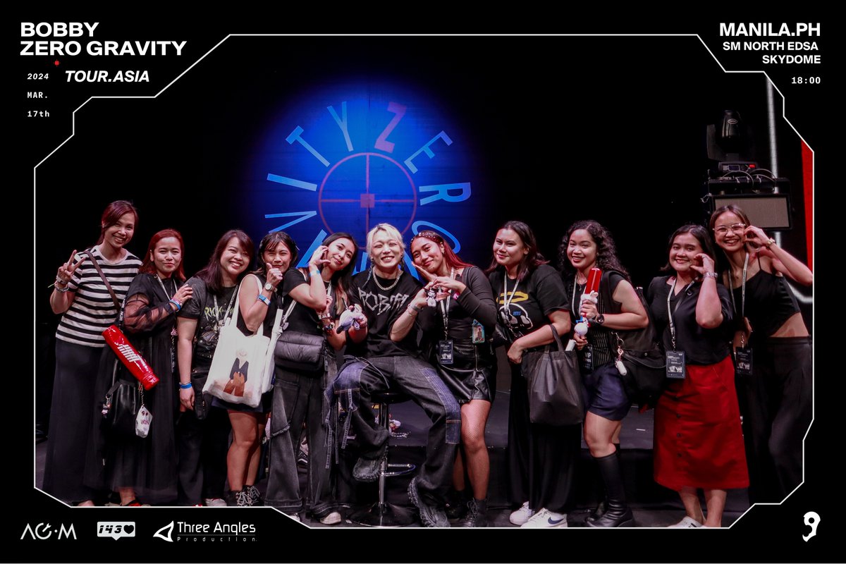 Threeanglespro's tweet photo. All smiles and good vibes with SiRs and iKONICs 🥰 We know Bobby was really happy to meet you all in Manila! We hope these group photos brought you closer together and has become a memory we will all cherish for a long time. 💫

Grab your photo with Bobby here 📸➡️ https://t.co/63FNmboRfI

#BOBBY #바비 #iKON #아이콘
#ZERO_GRAVITY #BOBBYinMNL
#143inc #ArcherMedia
#TAP #ThreeAnglesProduction