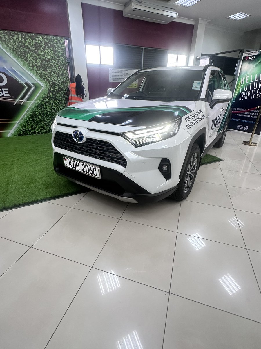 SNganju's tweet image. Here @ToyotaCFAOKE  manisfesting goodness 🕯️ #ItsInOurDNA #CFAOMotorsDrivesKenya