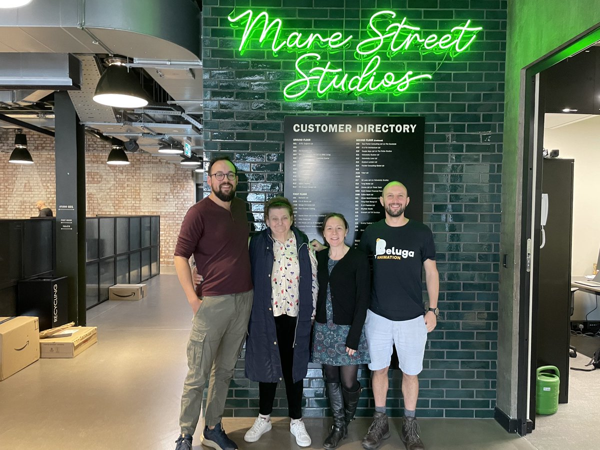 Fantastic trip to London with Joan  (the inspiration for and now the voice of Making Positive Moves). We visited Mare Street Studios to meet Max and Jonathan (Beluga Animation) and do the recording for our animation. Joan was a pro - it only took one take to do the whole script.