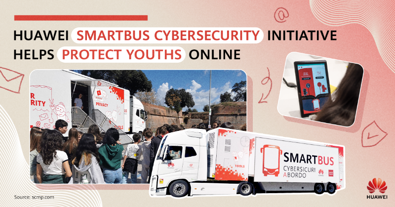 #Huawei's #SmartBus project has delivered cybersecurity education to around 70,000 youths in Europe since 2019, from Spain to Sweden. Find out more about how its digital classroom experience helps teach young people to safely use internet and social media: scmp.com/native/tech/to…