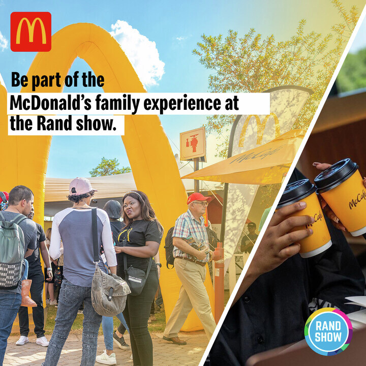 Rand Show (@rand_show) on Twitter photo Enjoy flavourful coffee moments with McCafe at Rand Show 2024.
<a href="/McDonalds/">McDonald's</a>
#RandShow2024
#MyRandShow
#JohannesburgExpoCentre
#somethingforeveryone
#MonateForEveryone Enjoy flavourful coffee moments with McCafe at Rand Show 2024.
<a href="/McDonalds/">McDonald's</a>
#RandShow2024
#MyRandShow
#JohannesburgExpoCentre
#somethingforeveryone
#MonateForEveryone