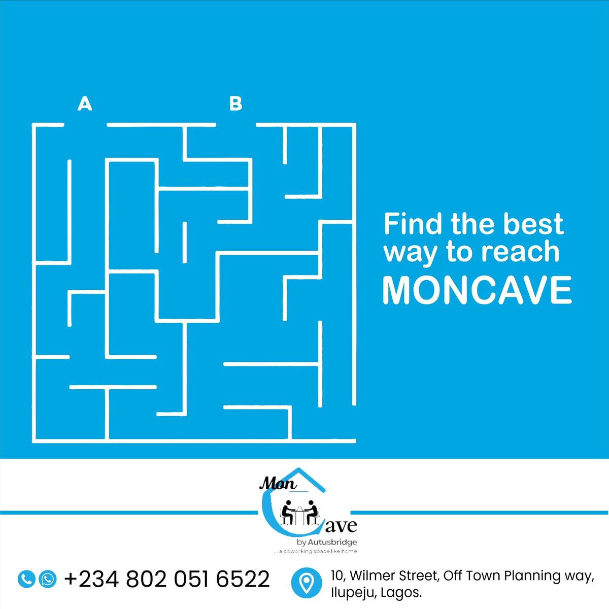 moncave_space's tweet photo. Yeee💃💃
Certainly! Here's a brain teaser!
Can you figure out the best route on the map to reach Moncave? 😋
Give it a try😅 and let's see how quickly you can solve it!😝
#coworking #meetingroom #moncave #networking #officespace #ilupeju #arsenalwomen #johnterry #breathoflife https://t.co/M2ViNr6ctM