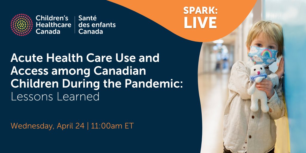 Learn about the pandemic's impact on acute health care use among children & youth in Canada. @dreyalcohen and @AstridGuttmann will share research findings on at-risk populations & lessons for future pandemics/disruptions. Register now: bit.ly/4czclF1