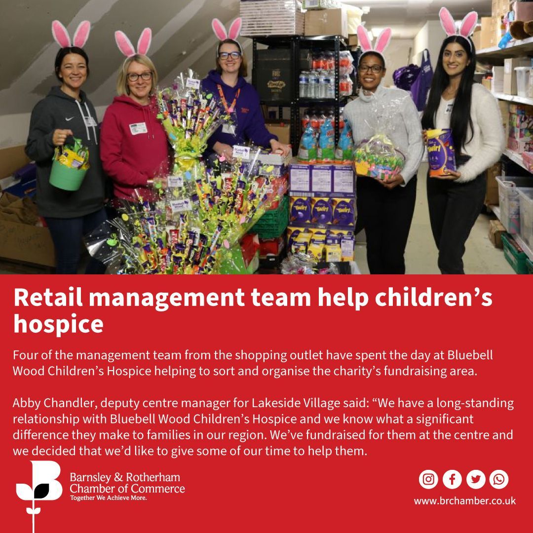 Member News buff.ly/3TU1o9y A team from Lakeside Village Outlet Shopping in Doncaster have donated their time today (March 26) to help a local children’s hospice.