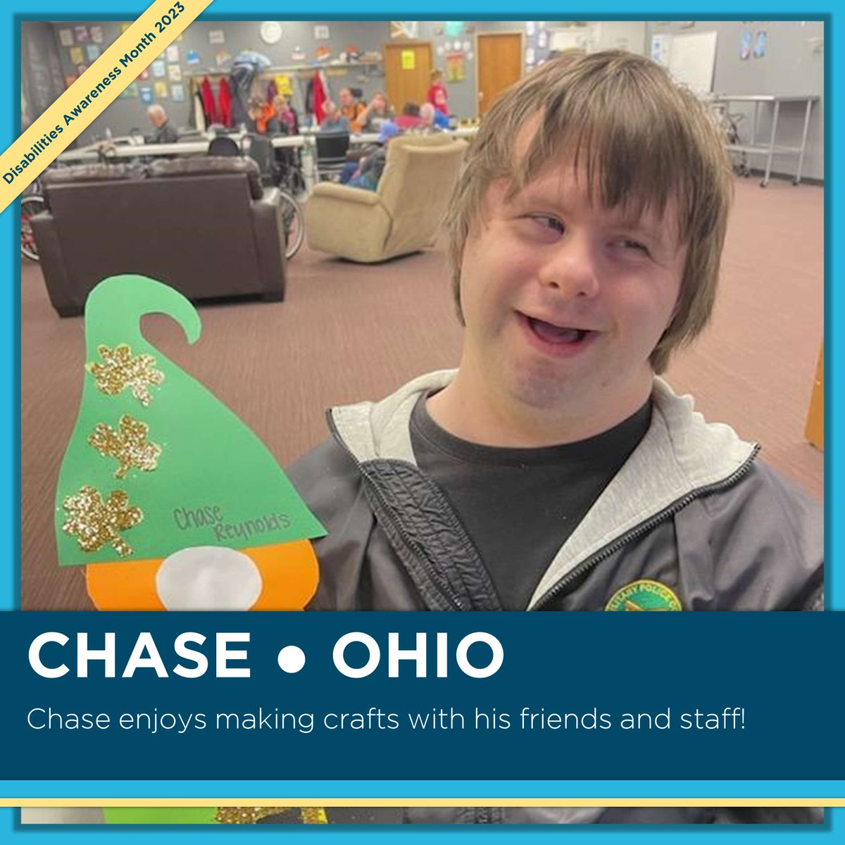 Benchmark_HS's tweet image. March is National Disabilities Awareness Month! Throughout March, the individuals we serve will share their interests and hobbies with all of you as we celebrate #NDAM! #NDAM2024 #NationalDisabilitiesAwarenessMonth2024