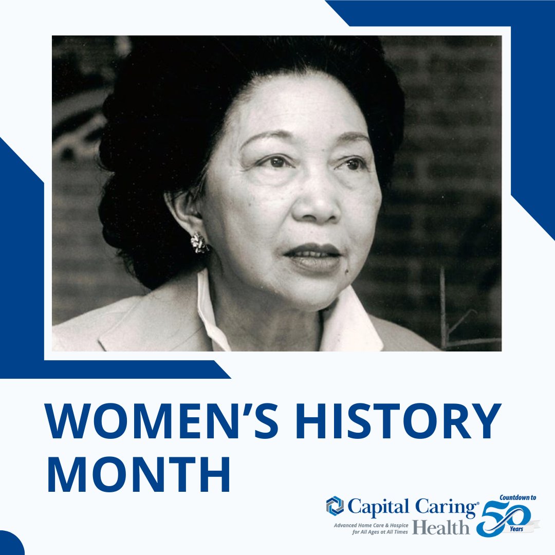 Happy Women's History Month! Let's thank the incredible contributions of women to Capital Caring Health. From doctors to volunteers – including our founder, women have played a vital role in creating Capital Caring Health’s legacy of care in our community.