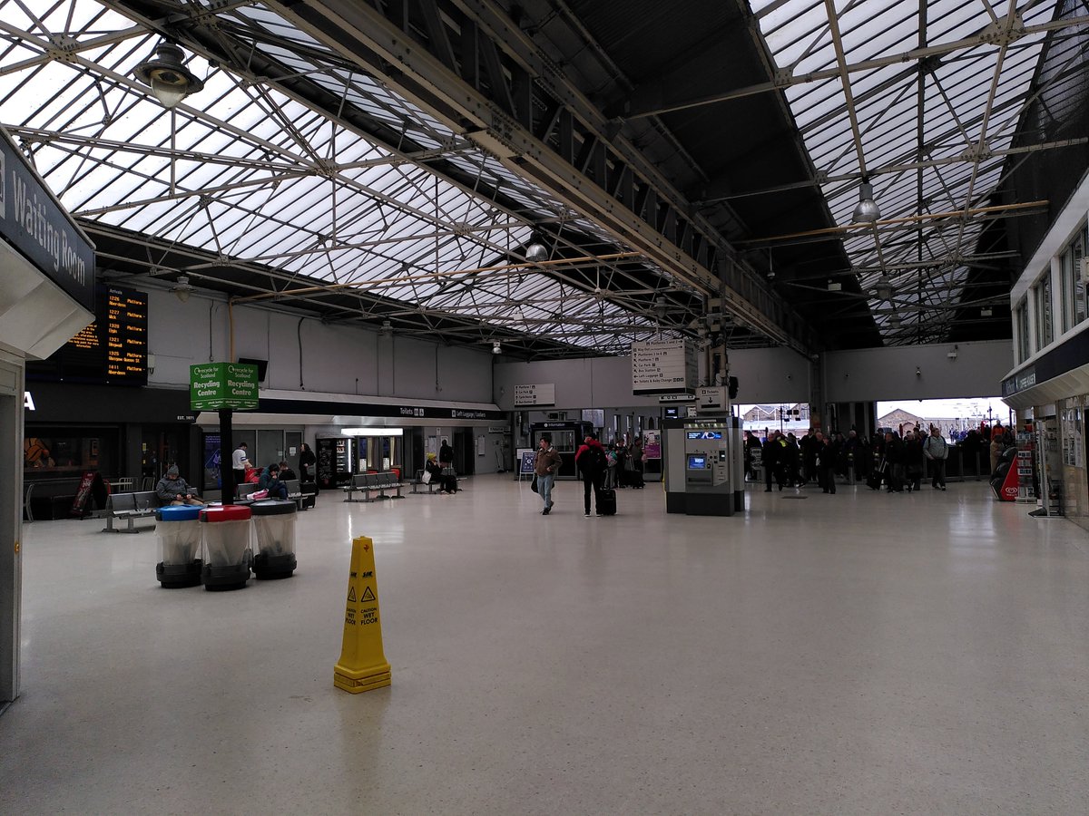 Tour Day 29 Railway Station 45. Inverness. Greater in romantic appeal than architectural, offering trains to Wick and Kyle of Lochalsh from its unremarkable concourse. Lunch 16: Pulled Mushroom Benedict from Velocity Cafe, Inverness. Absolute 10/10.