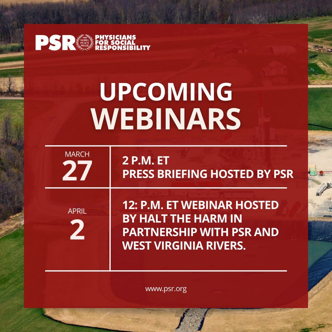 Breaking: New PSR report reveals alarming use of PFAS in West Virginia's gas wells. It's time for transparency in the fracking industry! Read the full report: buff.ly/3TSkDAg #StopPFAS #CleanWaterWV