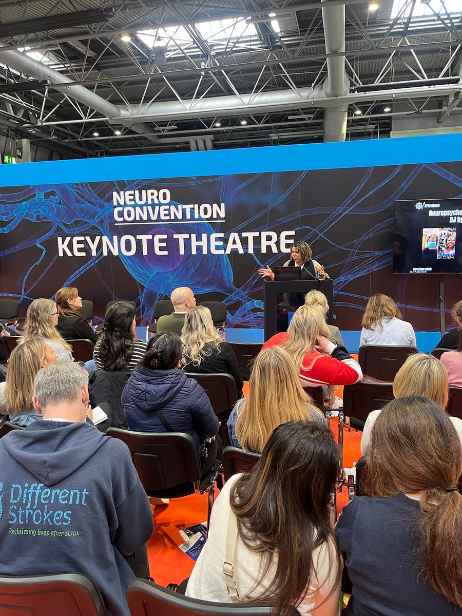 We can't stop thinking about the talk @DrPennyTrayner delivered last week at the @NaidexShow: 'Last Night a DJ Saved My Life: Exploring the neuro-cognitive benefits of DJing and electronic music for neuro-rehabilitation'. Linking to the the work of @BPMRehab!