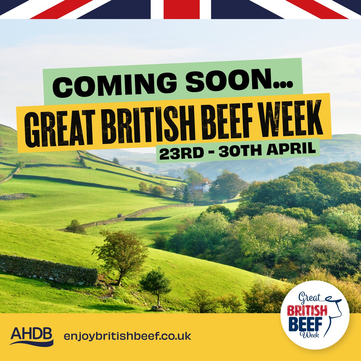 Great British Beef Week 2024 launches on Tues 23 April - a chance to hear from and celebrate the dedicated farmers working across Britain who produce naturally delicious British beef. ⁠ ⁠ #GBBW2024
