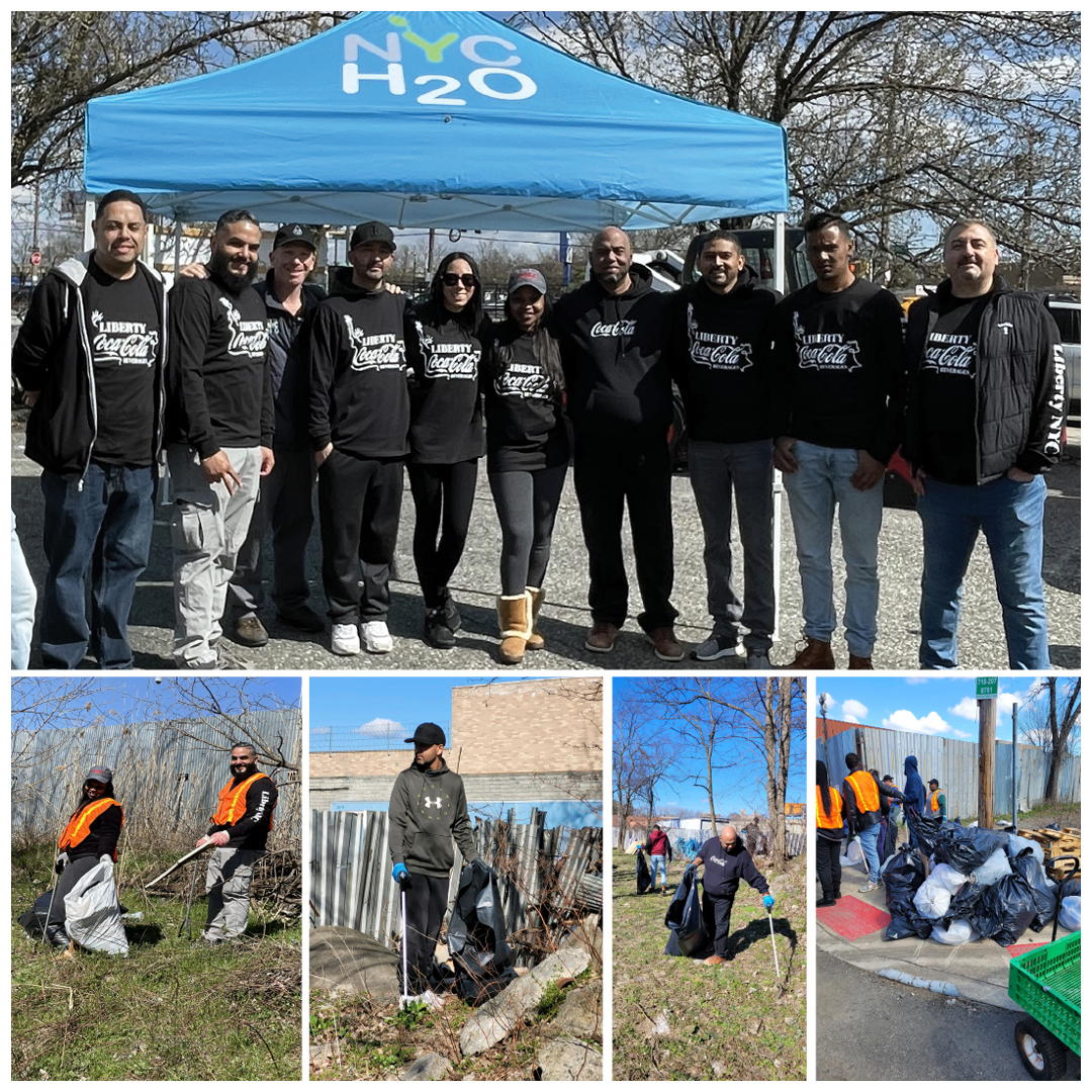 Last week, #LibertyCocaCola employees joined our community in NYC to help with the Spring beach cleanup. Thank you to @nyc_h2o for letting us join.