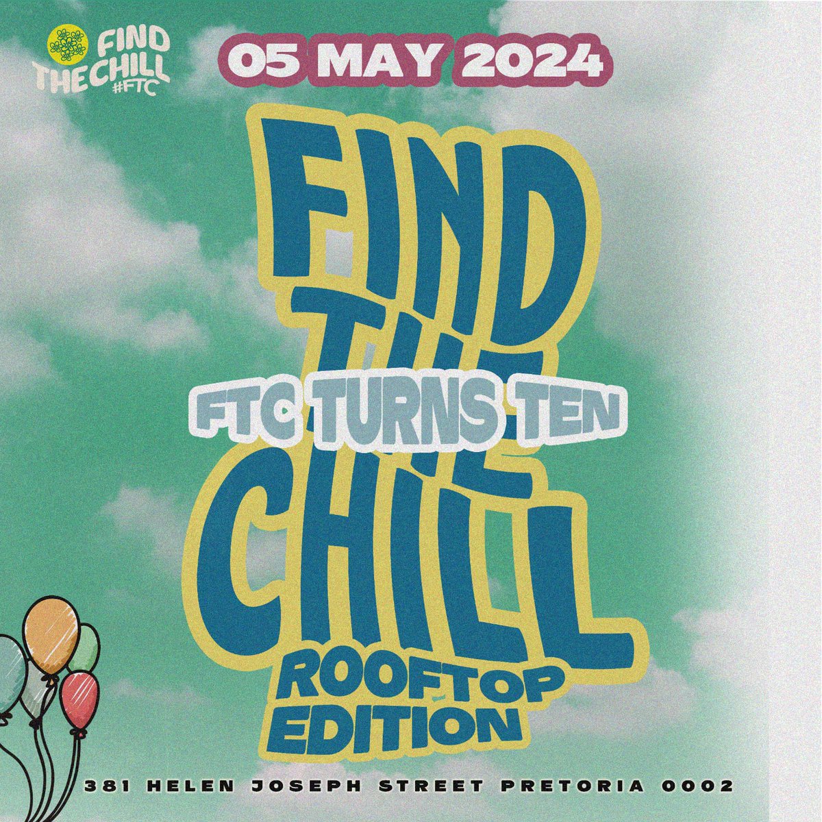 FindTheChill1's tweet photo. Gearing towards our 1st celebration of the Year 
We're taking it to the ROOFTOP fam!
A DECADE OF FINDTHECHILL 🙏🏾
Find The Chill #FTC TURNS 10🎉🥳
A whole decade of chilled vibes💃🏾
MORE INFO COMING!!!
#FindTheChill #FTC #FindTheChillTurns10 #FTCturns10 #ChilledVibes #Goodvibes https://t.co/EGmuYI93PE