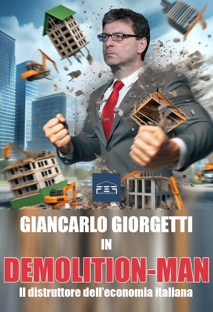 MatteoBernabe's tweet photo. È lui, è proprio lui! È DEMOLITION MAN! 😱 Ne ho parlato stamani durante la mia rassegna stampa quotidiana. Qui: https://t.co/GVI3wrXJYZ

#Superbonus #SuperBonus110 #giorgetti https://t.co/kA0arYhKVB