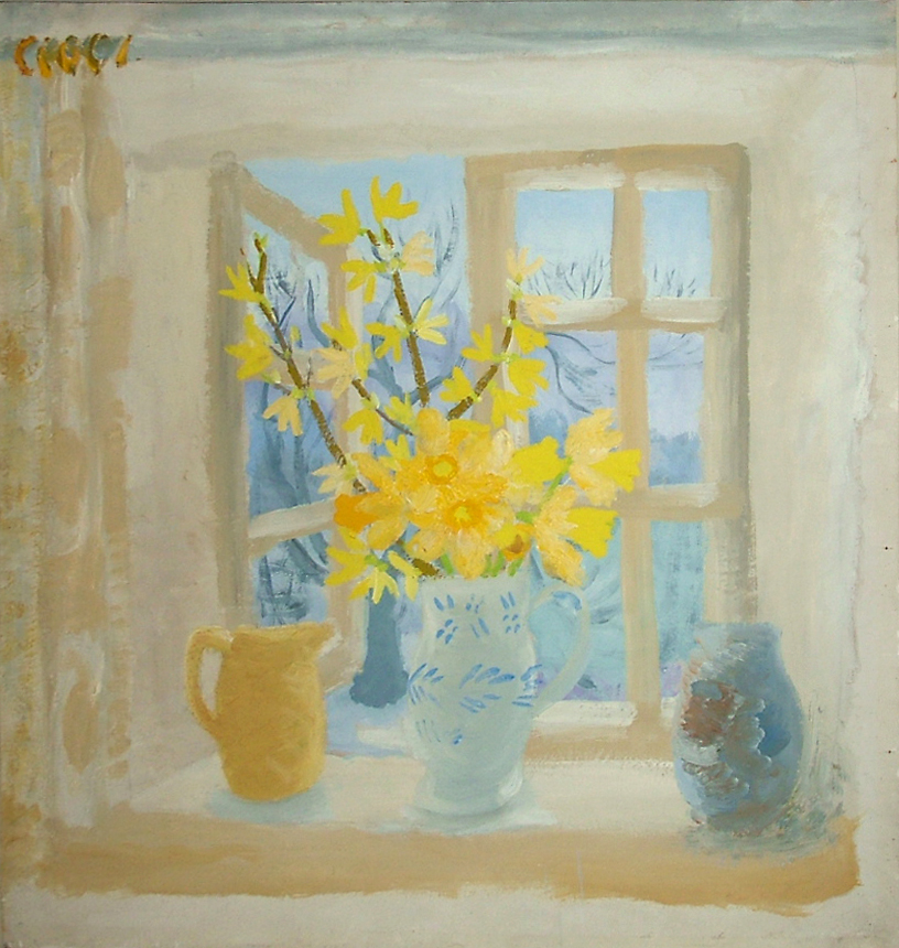 Happy Easter 🐣 What can be more appropriate than to share a collection favourite - 'Easter Monday' by Winifred Nicholson © Trustees of Winifred Nicholson