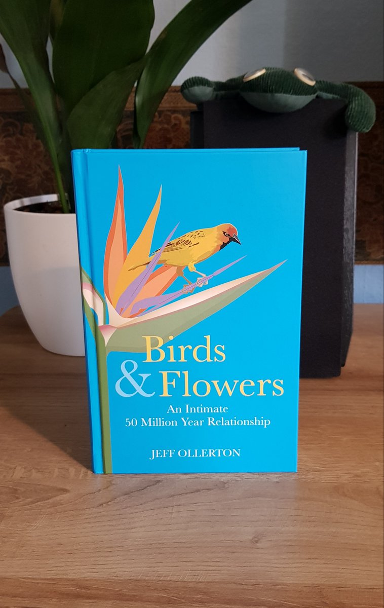 Proud of my PhD supervisor @JeffOllerton for publishing his second book with @pelagicpublish, Birds & Flowers! 👏 I'm on a bird kick rn after going down a 2am wiki rabbit hole that led to Kiritimati island and the superbly-named Bokikokiko, so this is an Easter must-read 🐦